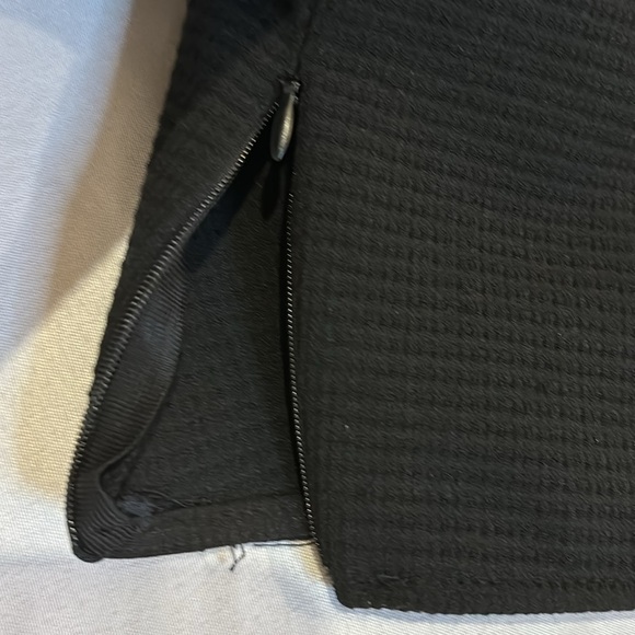 Zara Crop Top Black Crisscross Lapel Size Small - Picture 4 of 5